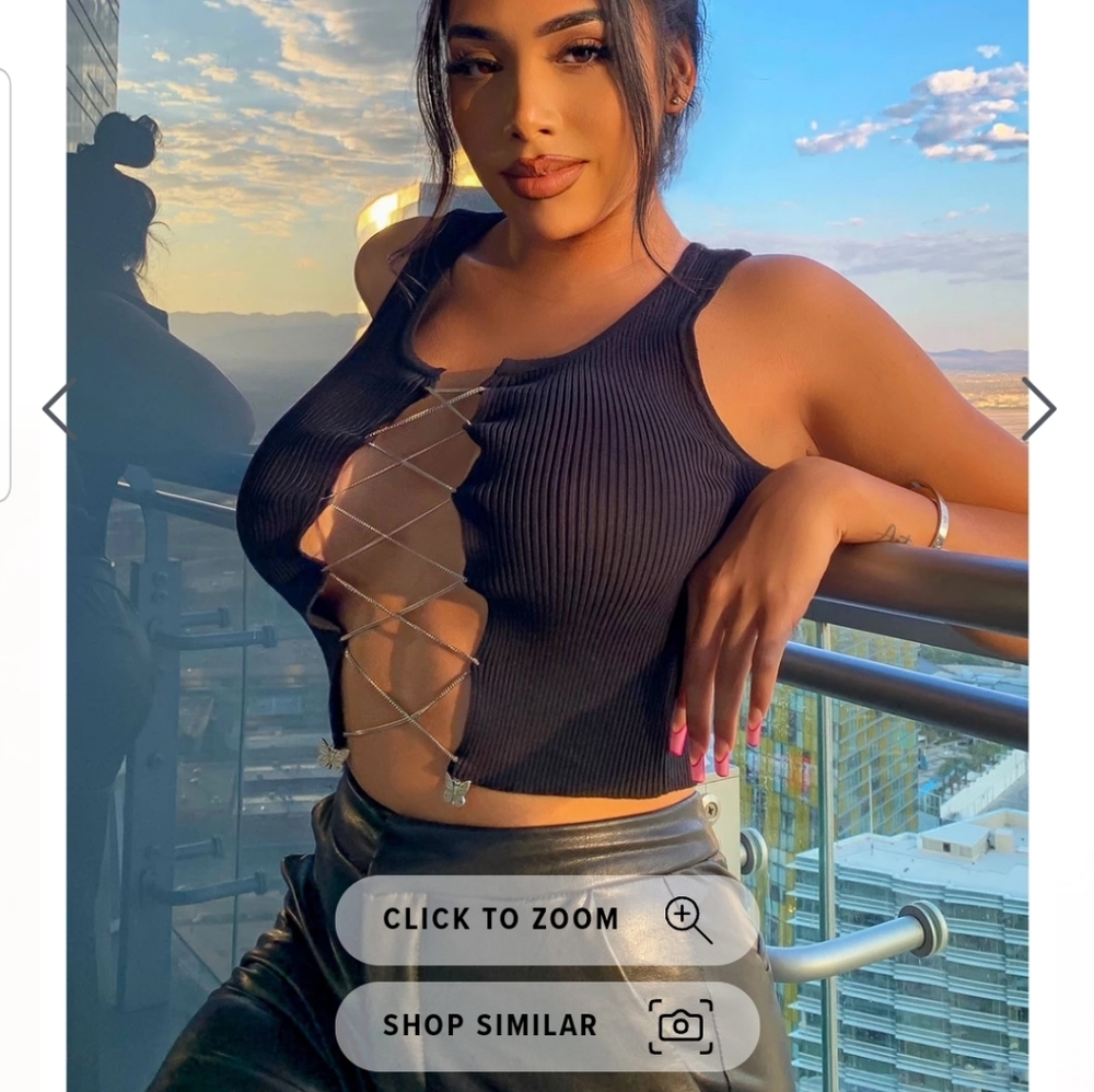 Fashion Nova crop top NWT